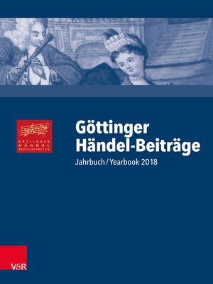 cover image of Göttinger Händel-Beiträge, Band 19